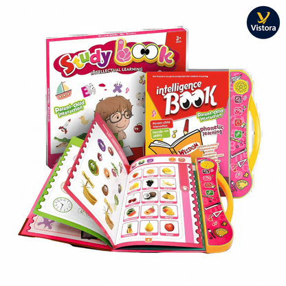 Shopnexify™ Interactive English Learning Book for Kids – Letters, Words, Rhymes & Sounds