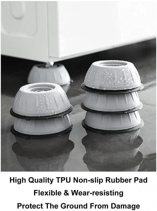Anti Vibration Washing Machine Feet Pads-Shock Absorbing & Noise Reduction Pads (Set of 4)