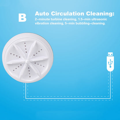 Portable Rotating Laundry Washer